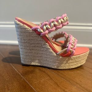 Schutz espadrille wedges!